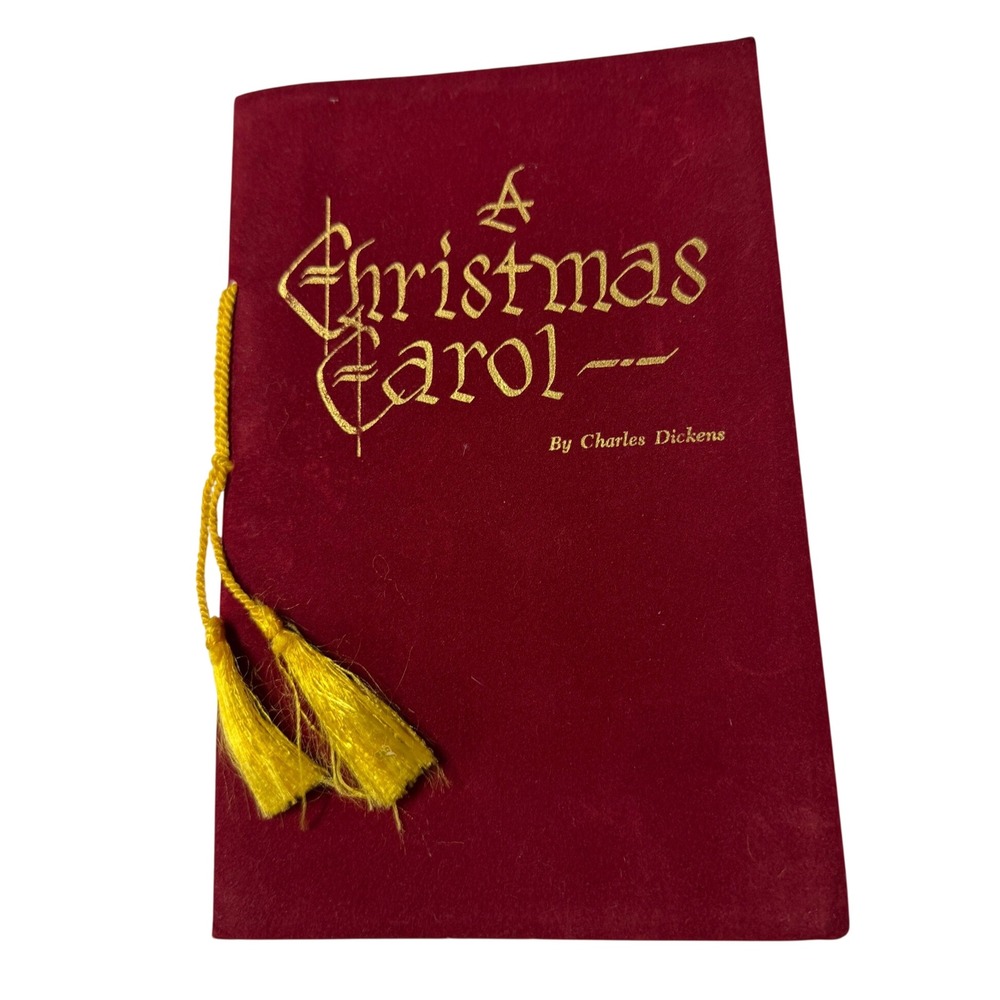A Christmas Carol Charles Dickens Oak Hill Memorial Park Velvet Tassel Edition